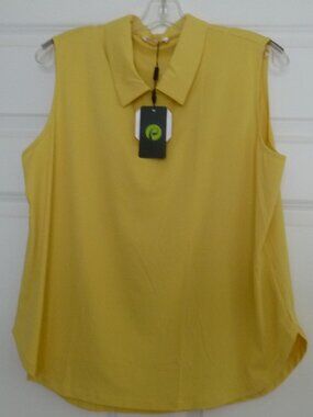 SLEEVELESS QUARTER ZIP SPF TANK NWT